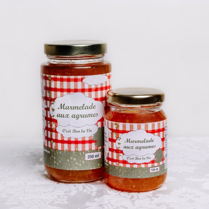 Marmelade aux agrumes  125 ML 